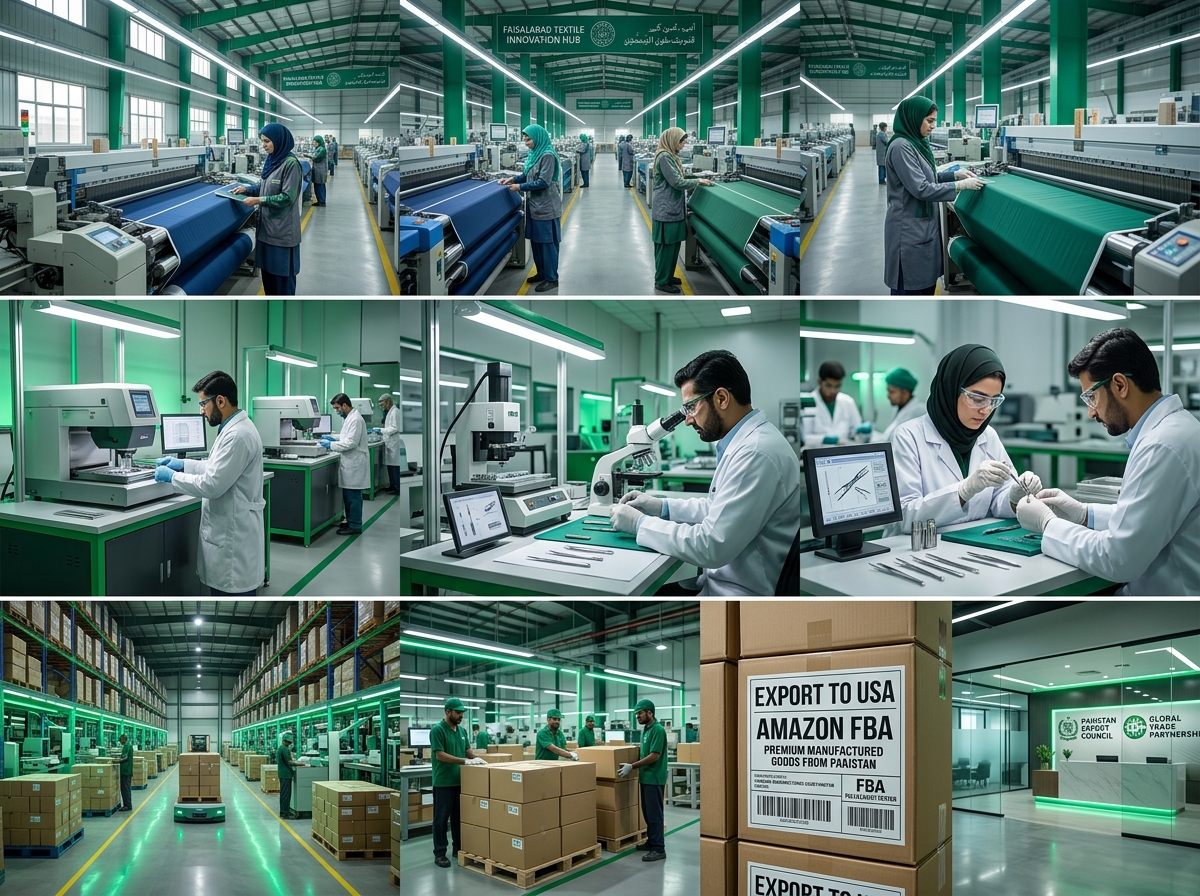 Pakistan Manufacturing Hubs to US Amazon Fulfillment Pipeline